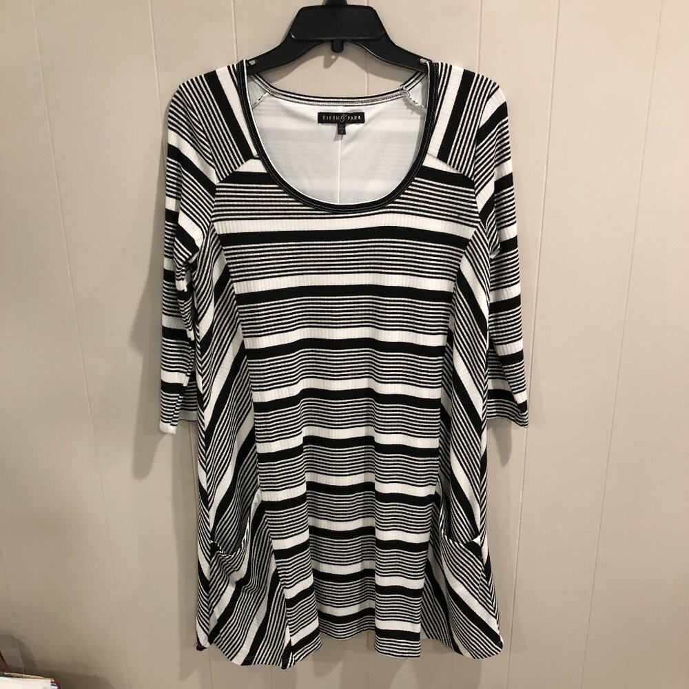 Fifth & Park Striped Dress Size S